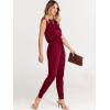 imageANRABESS Womens Summer Crewneck Sleeveless Casual Dressy Loose Stretchy Jumpsuits Rompers 2025 Trendy OutfitsWine Red