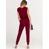 imageANRABESS Womens Summer Crewneck Sleeveless Casual Dressy Loose Stretchy Jumpsuits Rompers 2025 Trendy OutfitsWine Red