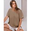 imageANRABESS Womens Tops Oversized T Shirts Loose Fit Short Sleeve Crewneck Summer Casual 2025 Trendy Boxy Tee BlouseBrown