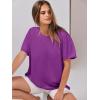 imageANRABESS Womens Tops Oversized T Shirts Loose Fit Short Sleeve Crewneck Summer Casual 2025 Trendy Boxy Tee BlouseDeep Purple