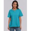 imageANRABESS Womens Tops Oversized T Shirts Loose Fit Short Sleeve Crewneck Summer Casual 2025 Trendy Boxy Tee BlouseLake