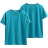 imageANRABESS Womens Tops Oversized T Shirts Loose Fit Short Sleeve Crewneck Summer Casual 2025 Trendy Boxy Tee BlouseLake