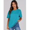 imageANRABESS Womens Tops Oversized T Shirts Loose Fit Short Sleeve Crewneck Summer Casual 2025 Trendy Boxy Tee BlouseLake