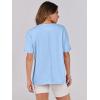 imageANRABESS Womens Tops Oversized T Shirts Loose Fit Short Sleeve Crewneck Summer Casual 2025 Trendy Boxy Tee BlouseLight Blue