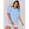 imageANRABESS Womens Tops Oversized T Shirts Loose Fit Short Sleeve Crewneck Summer Casual 2025 Trendy Boxy Tee BlouseLight Blue