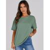 imageANRABESS Womens Tops Oversized T Shirts Loose Fit Short Sleeve Crewneck Summer Casual 2025 Trendy Boxy Tee BlouseLight Green