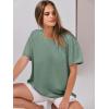 imageANRABESS Womens Tops Oversized T Shirts Loose Fit Short Sleeve Crewneck Summer Casual 2025 Trendy Boxy Tee BlouseLight Green