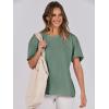 imageANRABESS Womens Tops Oversized T Shirts Loose Fit Short Sleeve Crewneck Summer Casual 2025 Trendy Boxy Tee BlouseLight Green