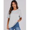 imageANRABESS Womens Tops Oversized T Shirts Loose Fit Short Sleeve Crewneck Summer Casual 2025 Trendy Boxy Tee BlouseLight Grey