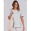 imageANRABESS Womens Tops Oversized T Shirts Loose Fit Short Sleeve Crewneck Summer Casual 2025 Trendy Boxy Tee BlouseLight Grey