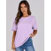imageANRABESS Womens Tops Oversized T Shirts Loose Fit Short Sleeve Crewneck Summer Casual 2025 Trendy Boxy Tee BlousePurple