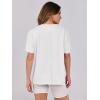 imageANRABESS Womens Tops Oversized T Shirts Loose Fit Short Sleeve Crewneck Summer Casual 2025 Trendy Boxy Tee BlouseWhite
