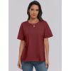 imageANRABESS Womens Tops Oversized T Shirts Loose Fit Short Sleeve Crewneck Summer Casual 2025 Trendy Boxy Tee BlouseWine Red