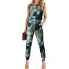 imageANRABESS Womens Summer Crewneck Sleeveless Casual Dressy Loose Stretchy Jumpsuits Rompers 2025 Trendy OutfitsTie Dye Armygreen