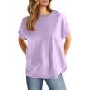 imageANRABESS Womens Tops Oversized T Shirts Loose Fit Short Sleeve Crewneck Summer Casual 2025 Trendy Boxy Tee BlousePurple