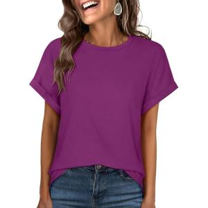 imageANRABESS Oversized Tshirts for Women Summer Tops Short Sleeve Casual Loose Basic Tee Shirt Cute Outfits 2025 Trendy ClothesPurple