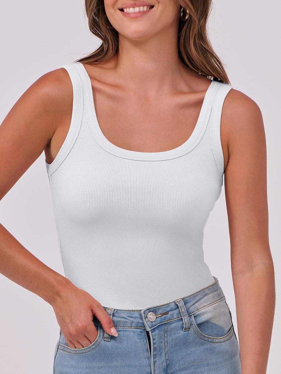 imageANRABESS Womens Sleeveless Scoop Neck Tank Top Ribbed Fitted Summer Basic Slim Cute Tops 2025White