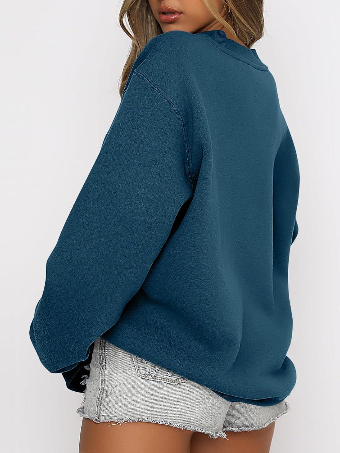 imageANRABESS Womens Sweatshirts Crewneck Fleece Oversized Pullover Hoodies Cute Long Sleeve Shirts Teen Girls Preppy Clothes 2025Deep Blue