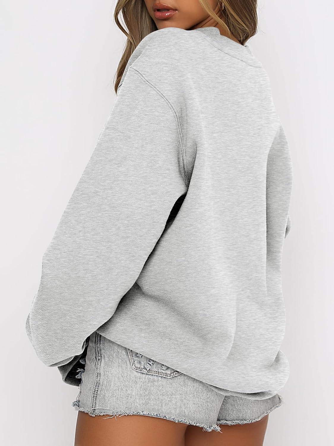imageANRABESS Womens Sweatshirts Crewneck Fleece Oversized Pullover Hoodies Cute Long Sleeve Shirts Teen Girls Preppy Clothes 2025Gray