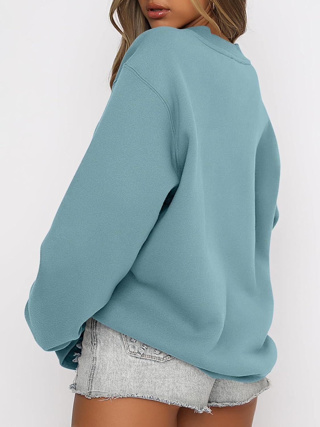 imageANRABESS Womens Sweatshirts Crewneck Fleece Oversized Pullover Hoodies Cute Long Sleeve Shirts Teen Girls Preppy Clothes 2025Lake Green