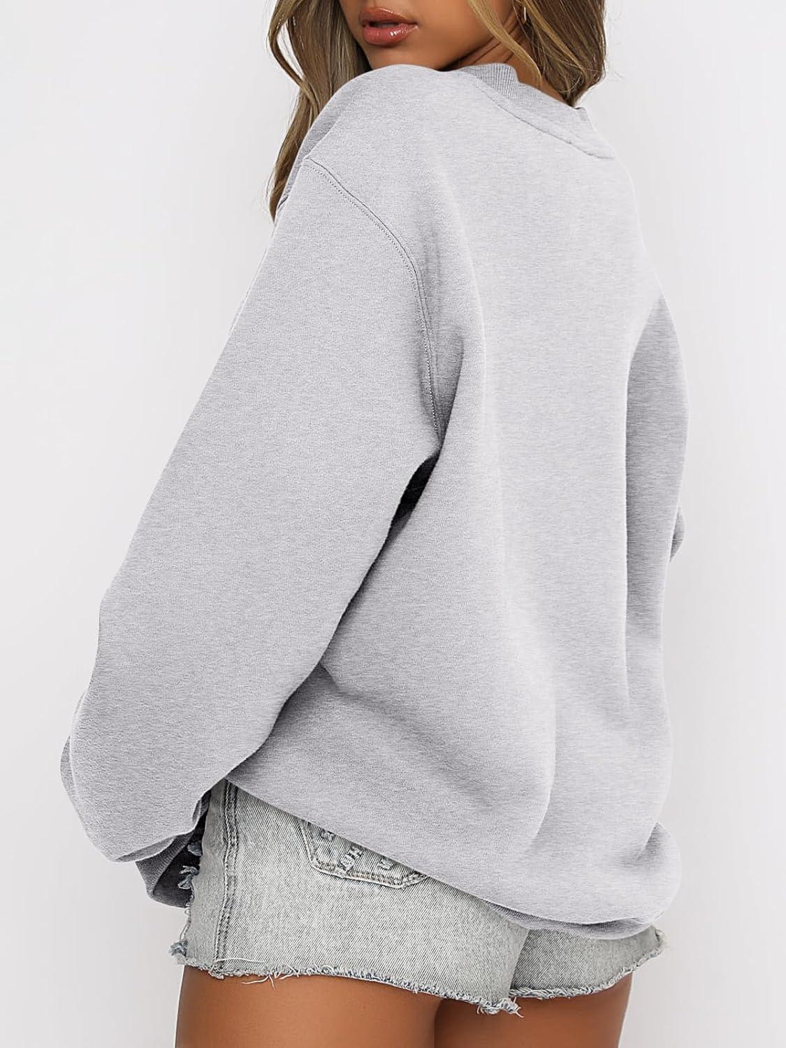 imageANRABESS Womens Sweatshirts Crewneck Fleece Oversized Pullover Hoodies Cute Long Sleeve Shirts Teen Girls Preppy Clothes 2025Light Gray