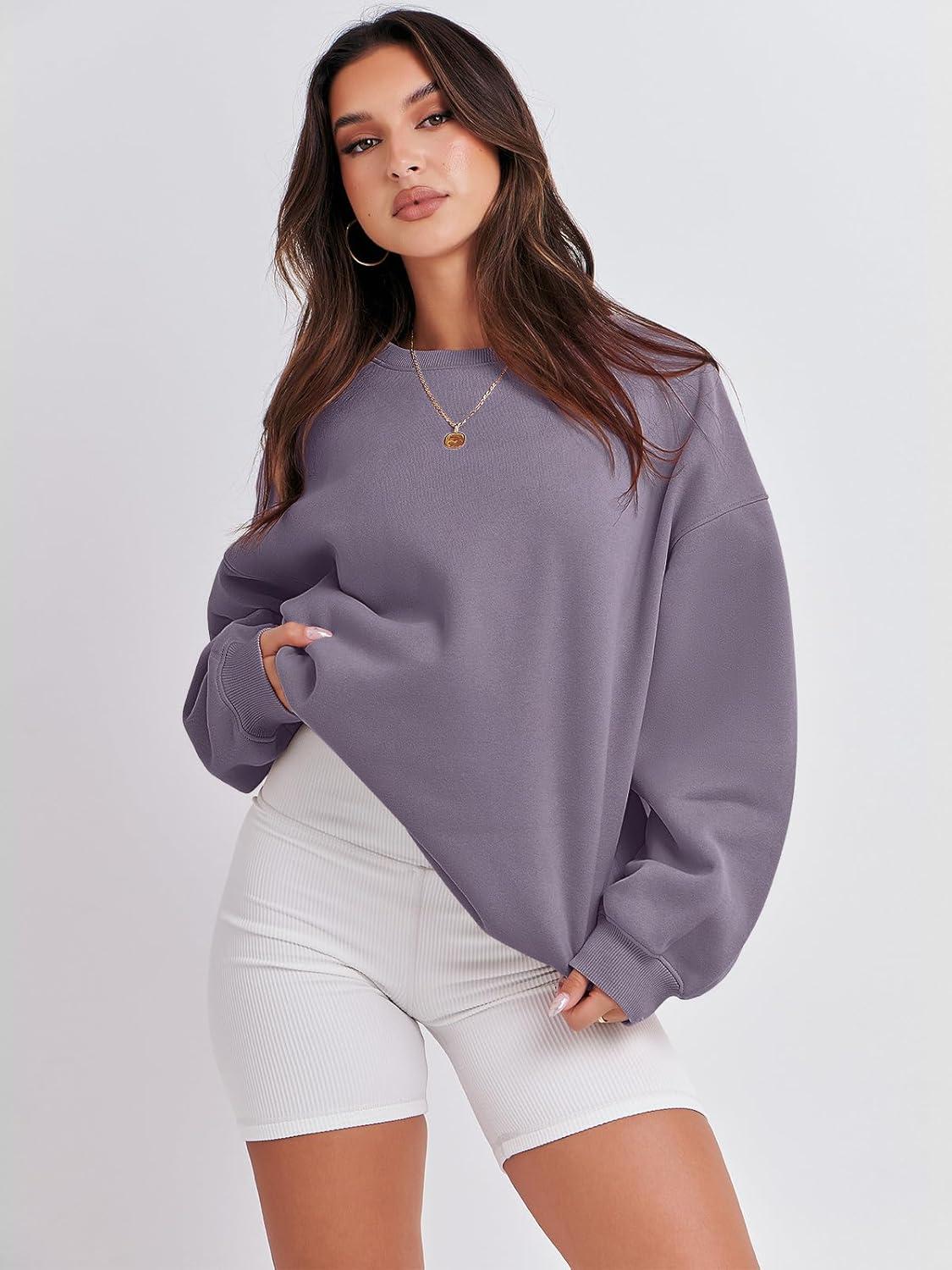 imageANRABESS Womens Sweatshirts Crewneck Fleece Oversized Pullover Hoodies Cute Long Sleeve Shirts Teen Girls Preppy Clothes 2025Purple