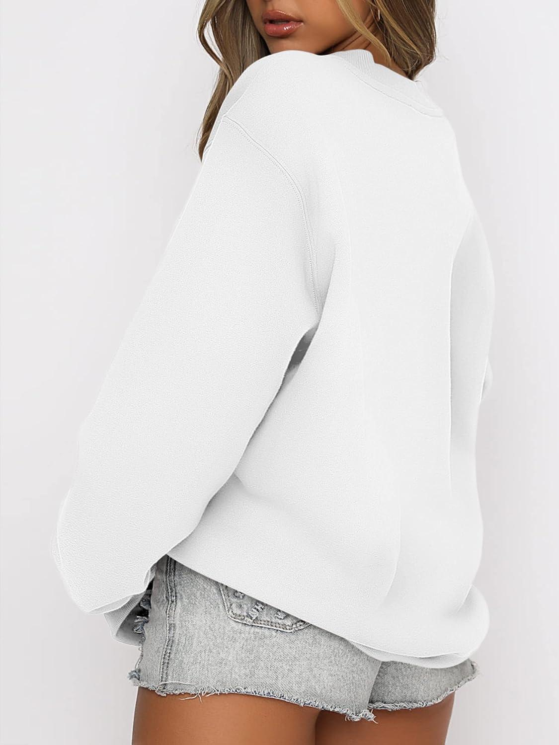 imageANRABESS Womens Sweatshirts Crewneck Fleece Oversized Pullover Hoodies Cute Long Sleeve Shirts Teen Girls Preppy Clothes 2025White