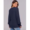 imageANRABESS Long Sleeve Shirts for Women Fall Fashion 2025 Dressy Casual Blouses Trendy Pleated Tunic Tops OutfitsDark Blue