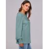 imageANRABESS Long Sleeve Shirts for Women Fall Fashion 2025 Dressy Casual Blouses Trendy Pleated Tunic Tops OutfitsGreen Blue