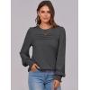 imageANRABESS Long Sleeve Shirts for Women Fall Fashion 2025 Dressy Casual Blouses Trendy Pleated Tunic Tops OutfitsGrey