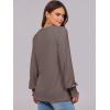 imageANRABESS Long Sleeve Shirts for Women Fall Fashion 2025 Dressy Casual Blouses Trendy Pleated Tunic Tops OutfitsKhaki