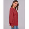 imageANRABESS Long Sleeve Shirts for Women Fall Fashion 2025 Dressy Casual Blouses Trendy Pleated Tunic Tops OutfitsRed