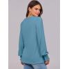 imageANRABESS Long Sleeve Shirts for Women Fall Fashion 2025 Dressy Casual Blouses Trendy Pleated Tunic Tops OutfitsTeal