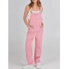 imageANRABESS Overalls for Women Loose Fit Denim Overalls Adjustable Strap Jean Jumpsuit Bib Romper 2025 Fall Casual Work OutfitsPink