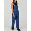 imageANRABESS Overalls for Women Loose Fit Denim Overalls Adjustable Strap Jean Jumpsuit Bib Romper 2025 Fall Casual Work OutfitsWashed Deep Blue