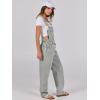 imageANRABESS Overalls for Women Loose Fit Denim Overalls Adjustable Strap Jean Jumpsuit Bib Romper 2025 Fall Casual Work OutfitsWashed Retro Gray Blue