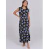 imageANRABESS Summer Dress for Women 2025 Maxi Sundresses Casual Cap Sleeve Crew Neck Loose Split Beach Travel Vacation OutfitsFloral Blue Roses