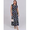 imageANRABESS Summer Dress for Women 2025 Maxi Sundresses Casual Cap Sleeve Crew Neck Loose Split Beach Travel Vacation OutfitsFloral Blue Roses