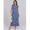 imageANRABESS Summer Dress for Women 2025 Maxi Sundresses Casual Cap Sleeve Crew Neck Loose Split Beach Travel Vacation OutfitsFloral Light Blue