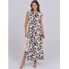 imageANRABESS Summer Dress for Women 2025 Maxi Sundresses Casual Cap Sleeve Crew Neck Loose Split Beach Travel Vacation OutfitsFloral Navy