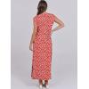 imageANRABESS Summer Dress for Women 2025 Maxi Sundresses Casual Cap Sleeve Crew Neck Loose Split Beach Travel Vacation OutfitsFloral Red