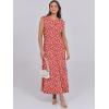 imageANRABESS Summer Dress for Women 2025 Maxi Sundresses Casual Cap Sleeve Crew Neck Loose Split Beach Travel Vacation OutfitsFloral Red