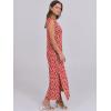 imageANRABESS Summer Dress for Women 2025 Maxi Sundresses Casual Cap Sleeve Crew Neck Loose Split Beach Travel Vacation OutfitsFloral Red