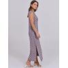 imageANRABESS Summer Dress for Women 2025 Maxi Sundresses Casual Cap Sleeve Crew Neck Loose Split Beach Travel Vacation OutfitsOrange Rhombus