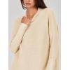 imageANRABESS Women Oversized Casual Loose Turtleneck Long Sleeve Slouchy Baggy Knit Tunic Sweaters Pullover 2025 Fall OutfitsApricot