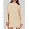 imageANRABESS Women Oversized Casual Loose Turtleneck Long Sleeve Slouchy Baggy Knit Tunic Sweaters Pullover 2025 Fall OutfitsApricot