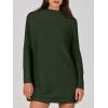 imageANRABESS Women Oversized Casual Loose Turtleneck Long Sleeve Slouchy Baggy Knit Tunic Sweaters Pullover 2025 Fall OutfitsArmy Green