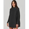 imageANRABESS Women Oversized Casual Loose Turtleneck Long Sleeve Slouchy Baggy Knit Tunic Sweaters Pullover 2025 Fall OutfitsBlack