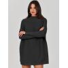imageANRABESS Women Oversized Casual Loose Turtleneck Long Sleeve Slouchy Baggy Knit Tunic Sweaters Pullover 2025 Fall OutfitsBlack