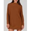 imageANRABESS Women Oversized Casual Loose Turtleneck Long Sleeve Slouchy Baggy Knit Tunic Sweaters Pullover 2025 Fall OutfitsBrown